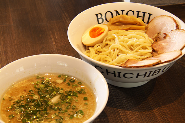 太麺　醤油豚骨つけめん